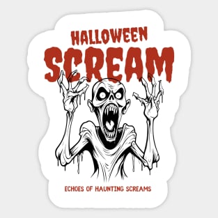 halloween Scream 2 Sticker